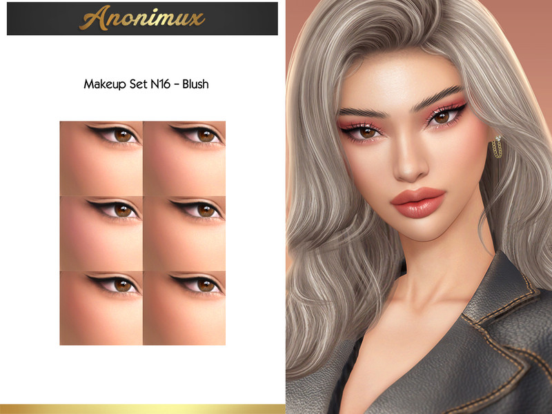 Sims 4 Makeup Set 16 - Blush by Anonimux Simmer