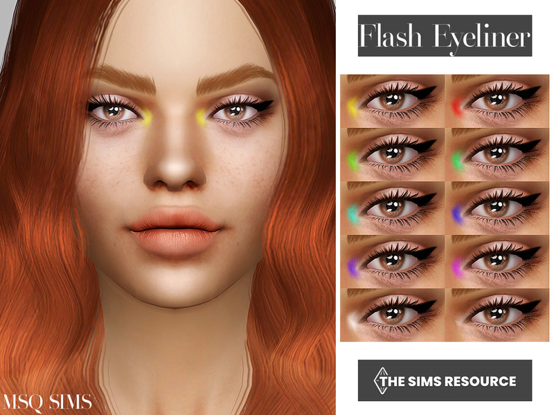 Sims 4 Flash Eyeliner by MSQSIMS