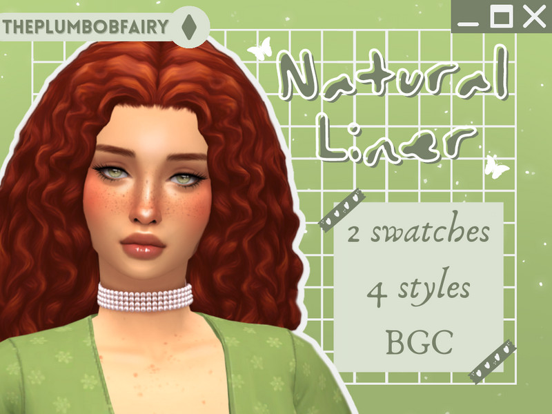 Sims 4 Natural Liner by ThePlumbobFairy_