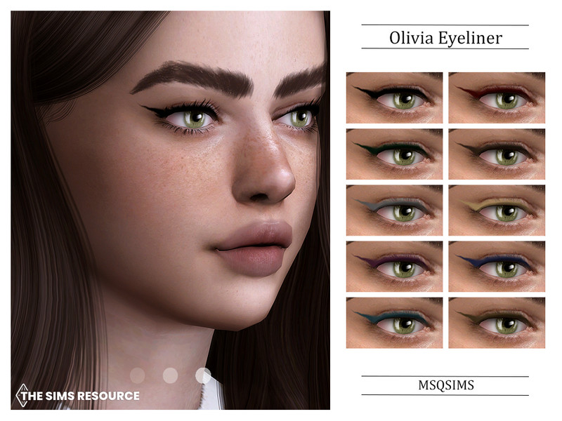 Sims 4 Olivia Eyeliner by MSQSIMS
