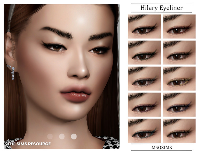 Sims 4 Hilary Eyeliner by MSQSIMS