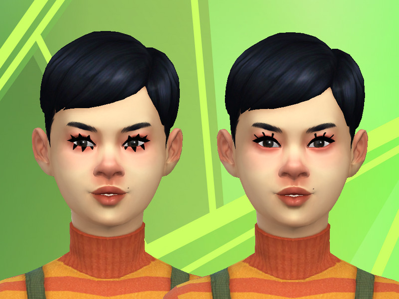 Sims 4 Eyeliner Clown by Alifya