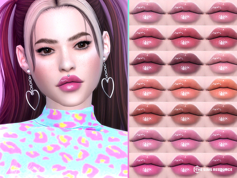Sims 4 Liliana Lipstick by MSQSIMS