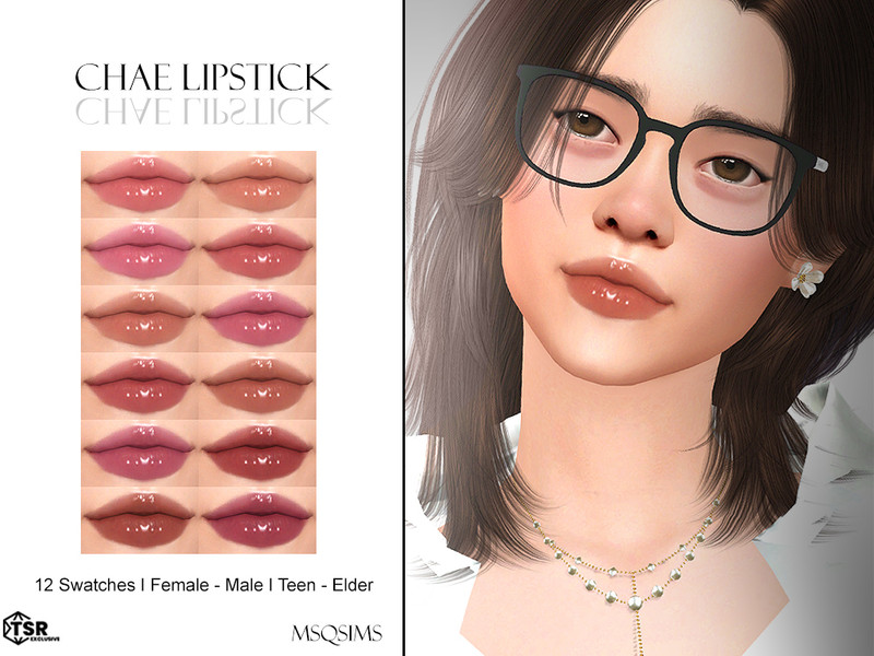Sims 4 Chae Lipstick by MSQSIMS