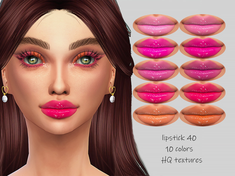 Sims 4 MELDEANNE - LIPSTICK #40 by MELDEANNE