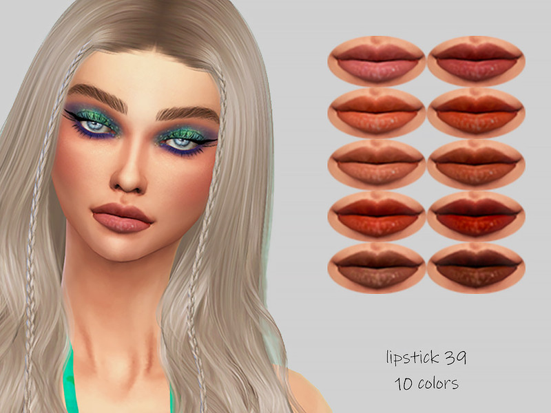Sims 4 MELDEANNE - LIPSTICK #39 by MELDEANNE