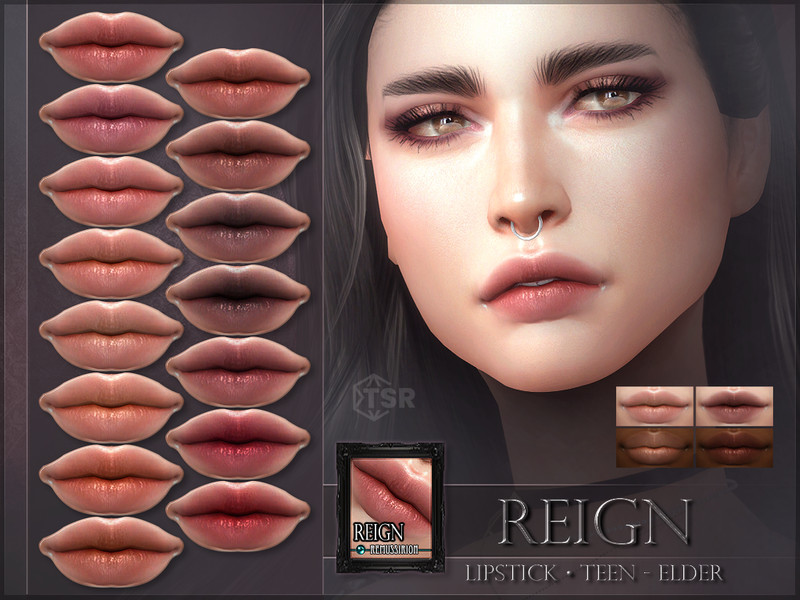 Sims 4 Reign Lipstick by RemusSirion