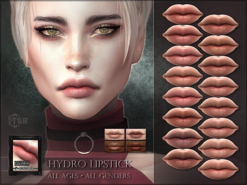 Sims 4 Hydro Lipstick by RemusSirion