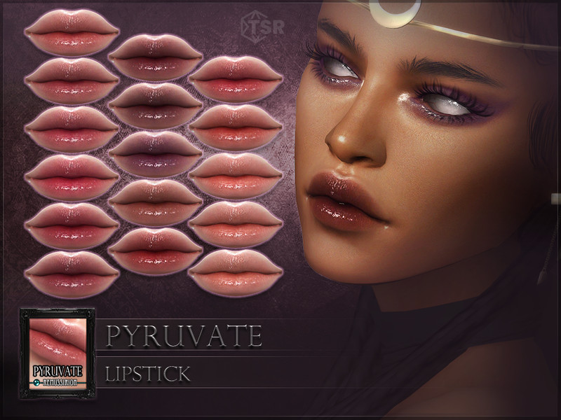 Sims 4 Pyruvate Lipstick by RemusSirion