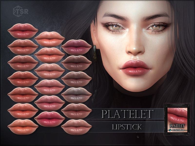 Sims 4 Platelet Lipstick by RemusSirion