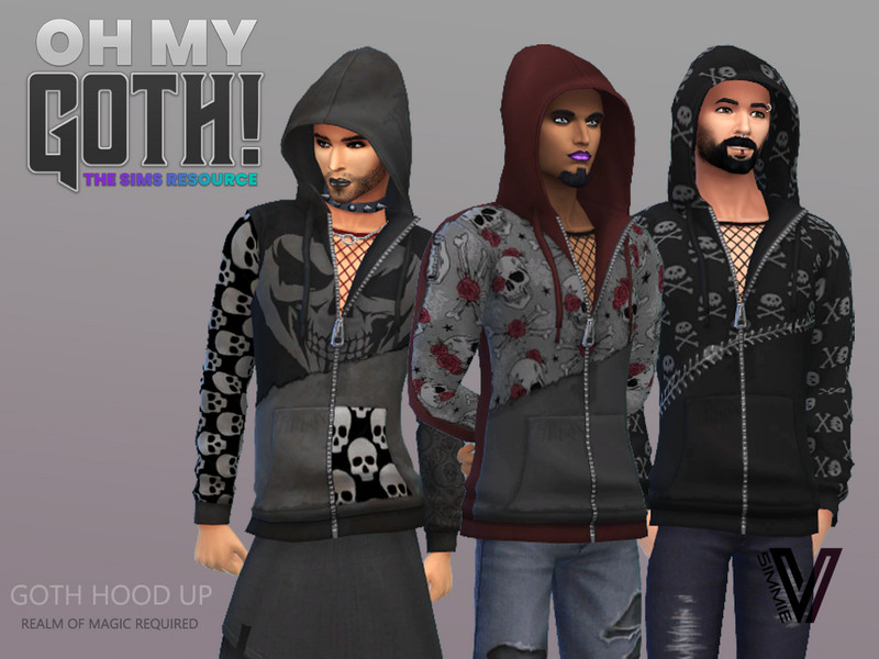 Sims 4 Oh My Goth Hood Up by SimmieV
