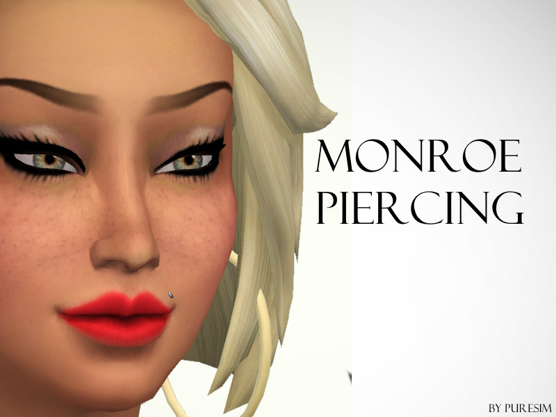 Sims 4 Monroe Piercing by Puresim