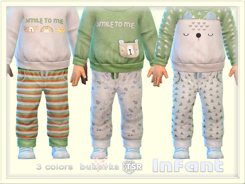 Sims 4 Pants Smile to me Infant by bukovka