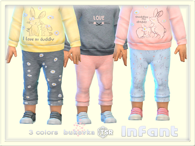 Sims 4 Pants My Duddy Infant by bukovka