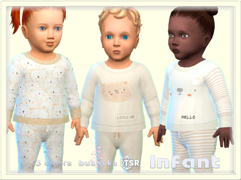 Sims 4 Shirt Little Grrr Infant by bukovka