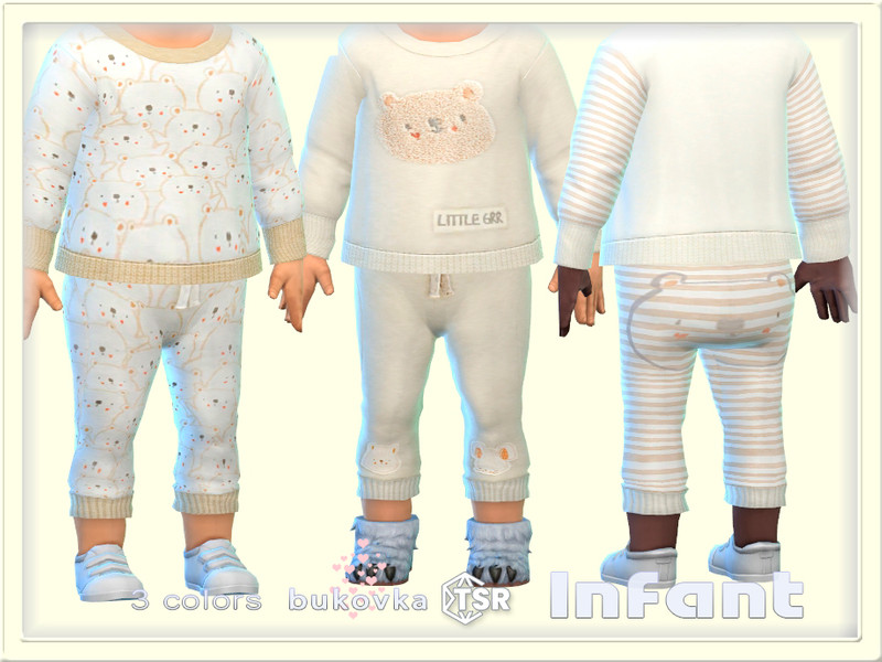 Sims 4 Pants Little Grrr Infant by bukovka