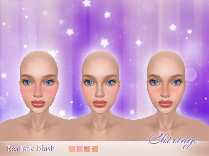 Sims 4 Chiringo realistic blush by chiringo-chan