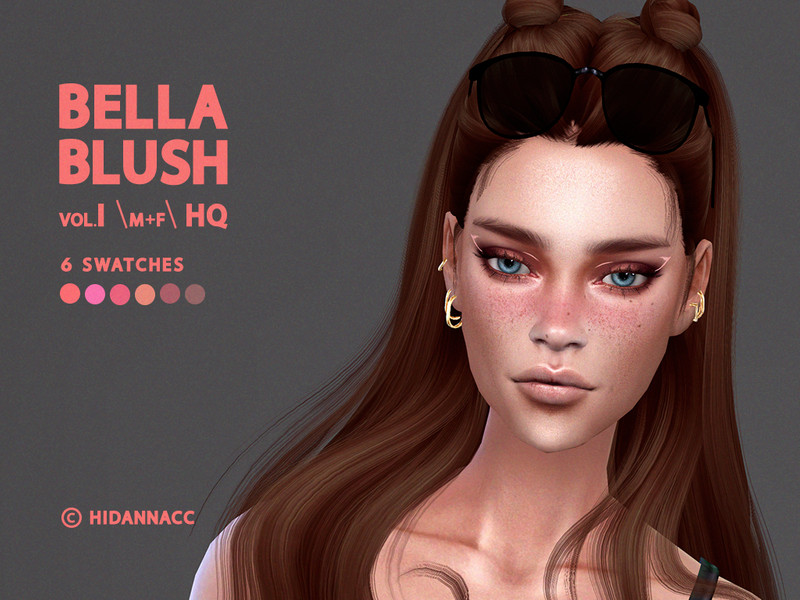 Sims 4 BELLA Blush vol.l - male &amp; female HQ (HidannaCC) by [HIDANNA]