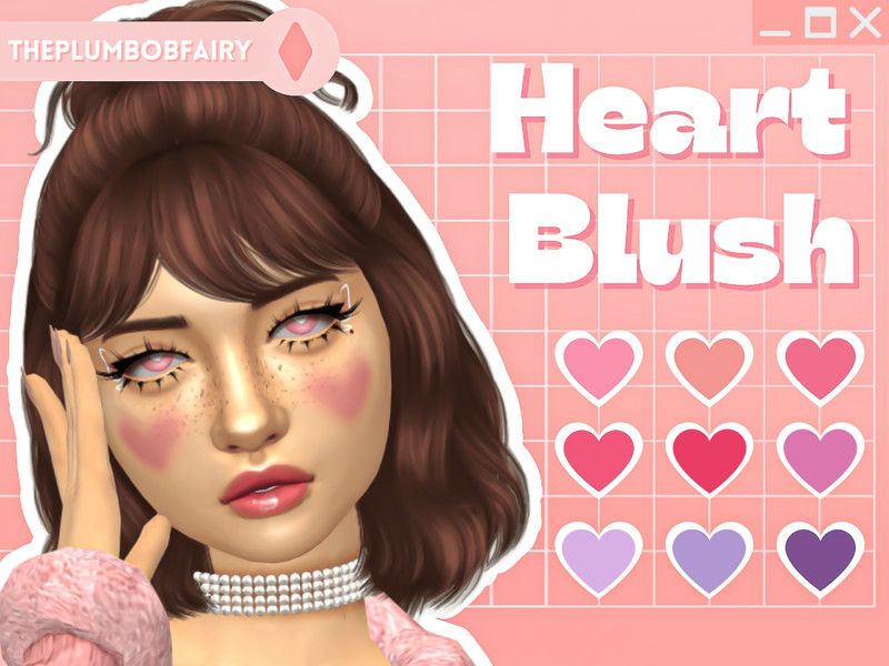 Sims 4 Heart Blush by ThePlumbobFairy_