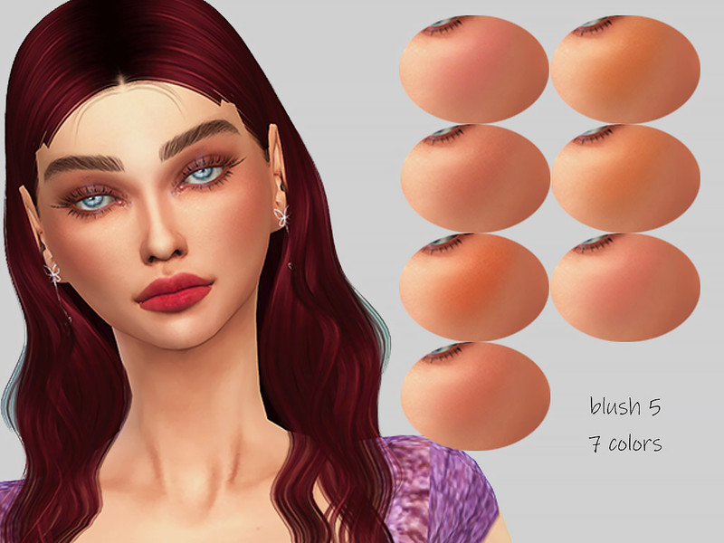 Sims 4 MELDEANNE - BLUSH #5 by MELDEANNE