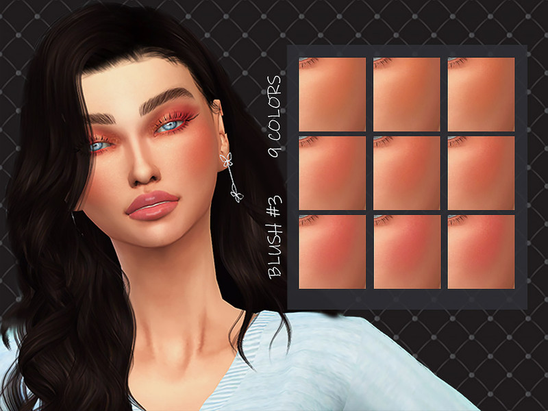Sims 4 MELDEANNE - BLUSH #3 by MELDEANNE