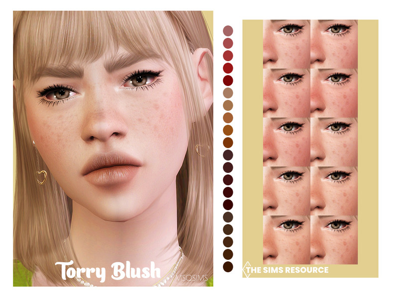 Sims 4 Torry Blush by MSQSIMS