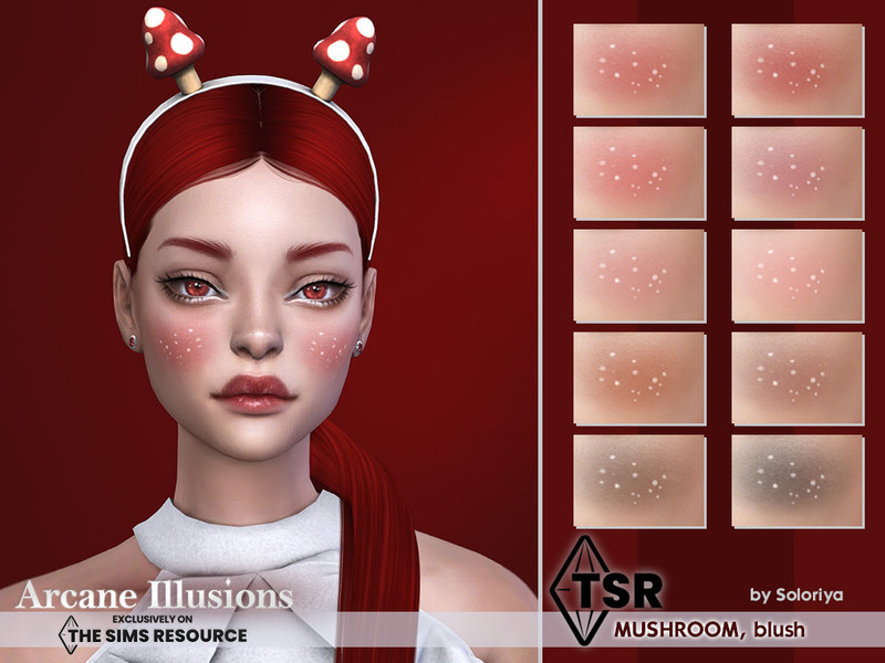 Sims 4 Arcane Illusions - Mushroom Blush by soloriya