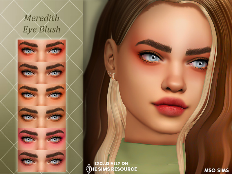 Sims 4 Meredith Eye Blush by MSQSIMS