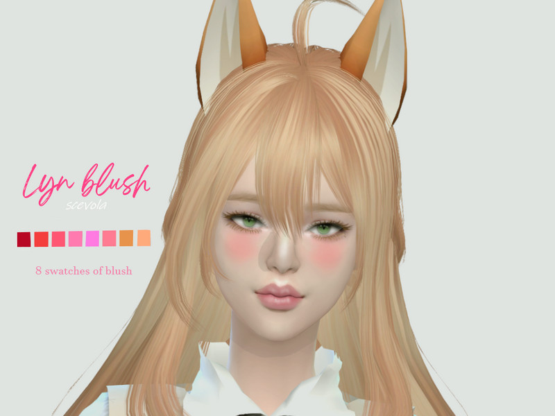 Sims 4 N2 Lyn Blush by scevola-sz