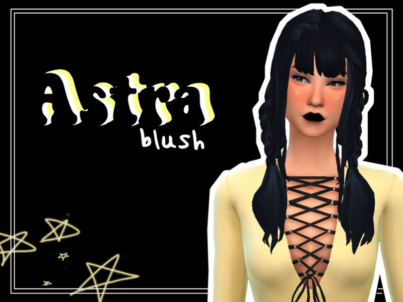 Sims 4 Astra blush by mieruu