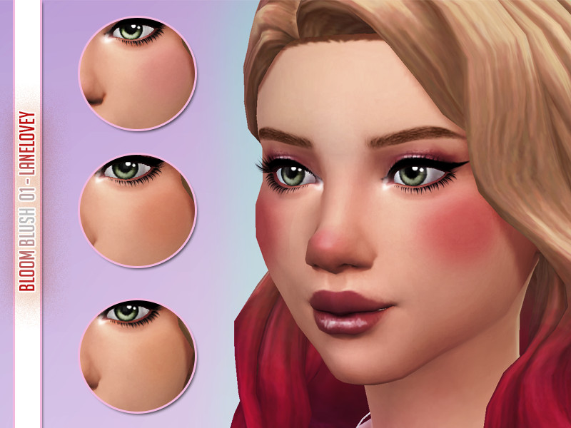 Sims 4 BLOOM BLUSH - LANELOVEY by lanel0vey