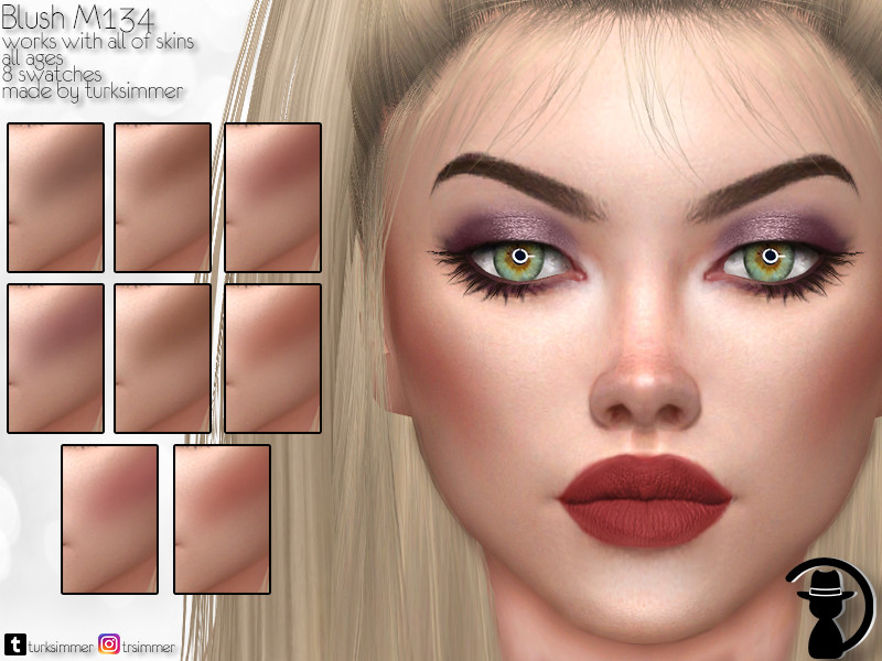 Sims 4 Blush M134 by turksimmer