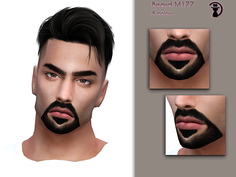 Sims 4 Beard M177 by turksimmer