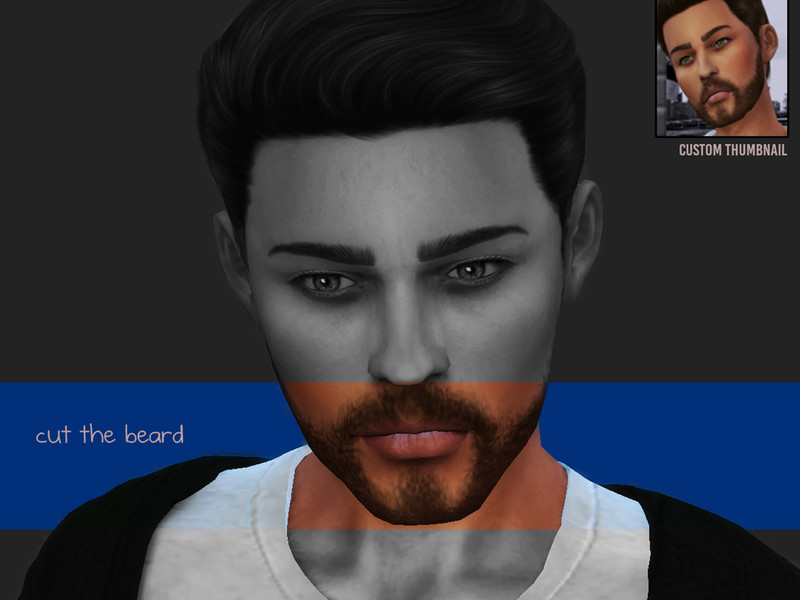 Sims 4 - Cut That Beard by MdRXi