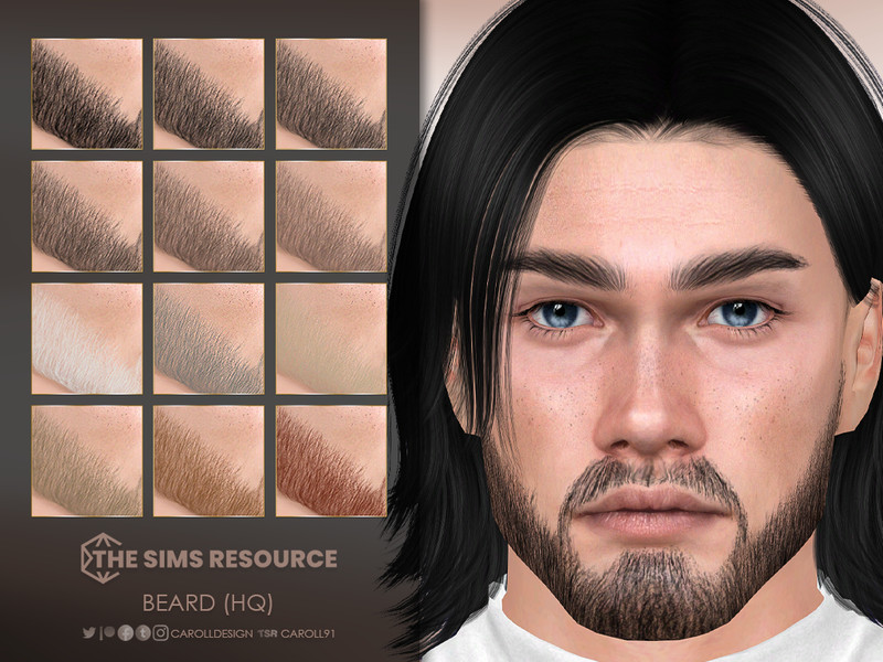 Sims 4 Beard (HQ) by Caroll91
