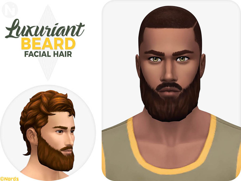 Sims 4 Luxuriant Beard by Nords