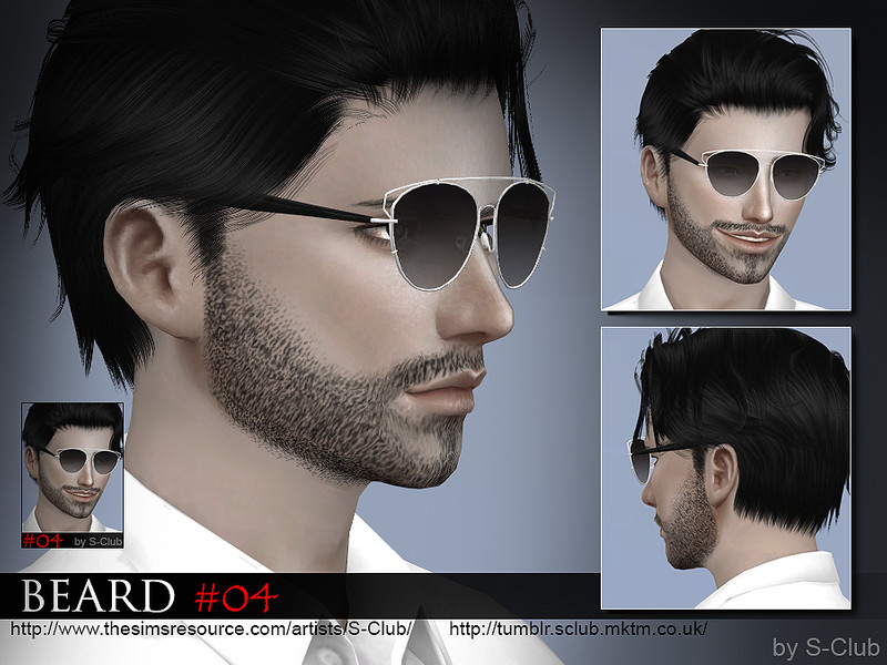 Sims 4 S-Club WM thesims4 Beard 04 by S-Club