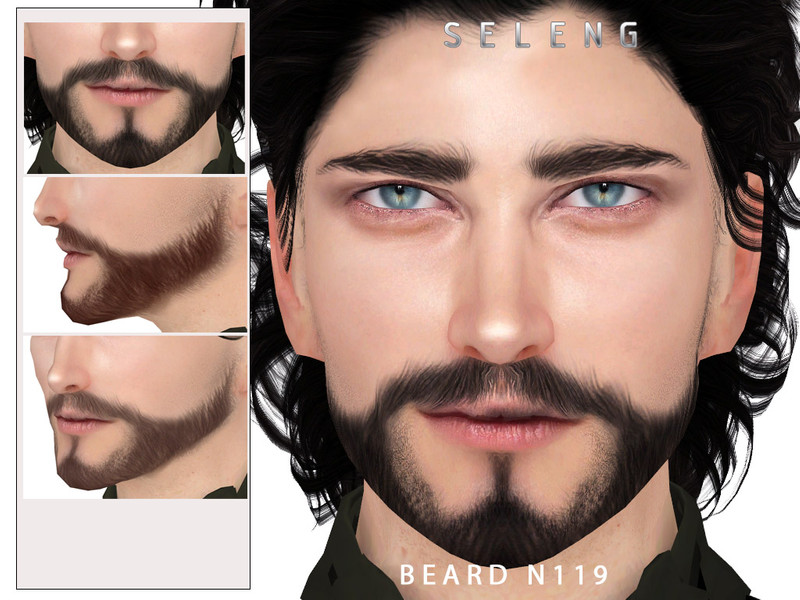 Sims 4 Beard N119 by Seleng