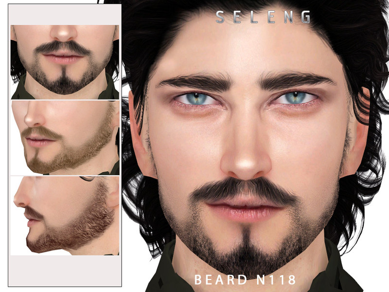Sims 4 Beard N118 by Seleng