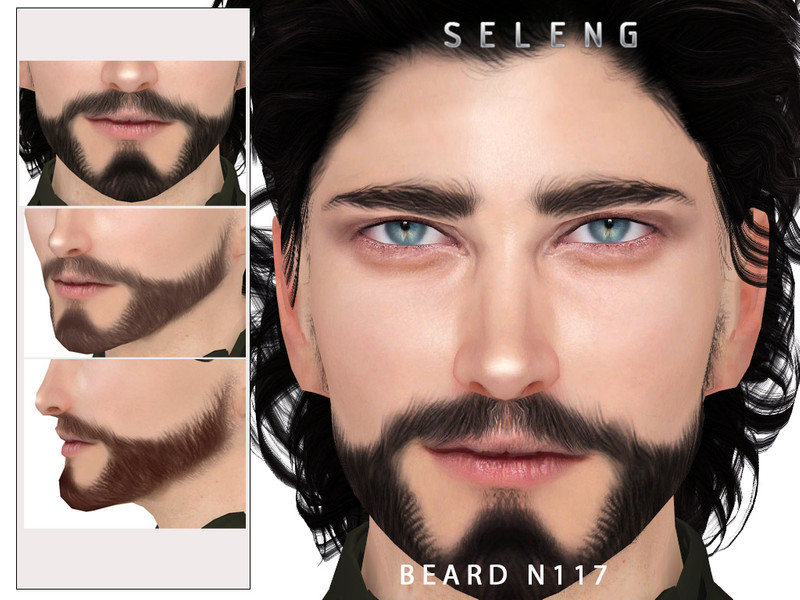 Sims 4 Beard N117 by Seleng