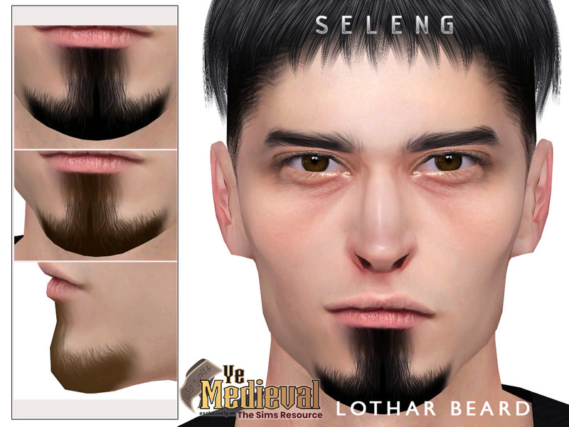 Sims 4 YeMedieval Lothar Beard by Seleng
