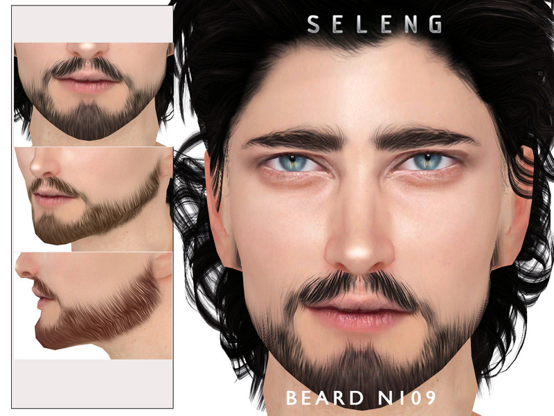 Sims 4 Beard N109 by Seleng