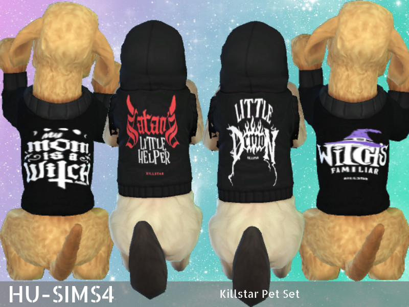Sims 4 Killstar Pet Set by hu-sims4