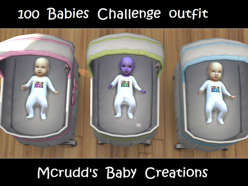 Sims 4 100 Baby Challenge outfit by mcrudd