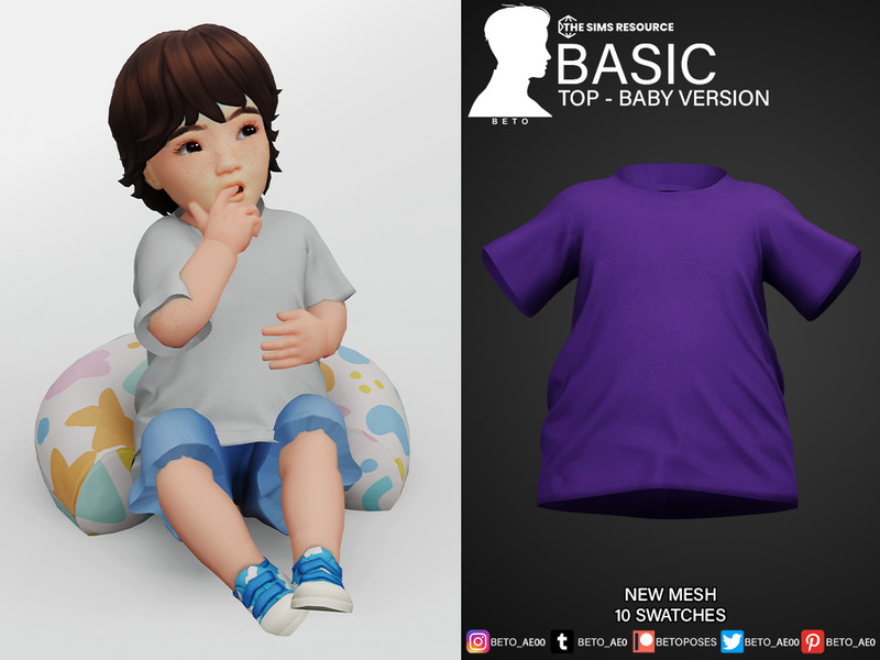 Sims 4 Basic (Top - Baby Version) by Beto_ae0