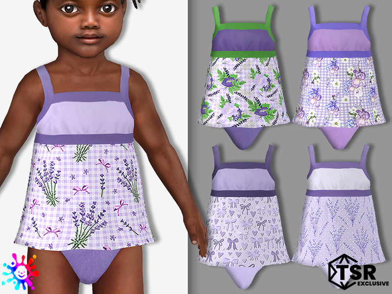 Sims 4 Toddler Lavender Baby Doll by Pelineldis