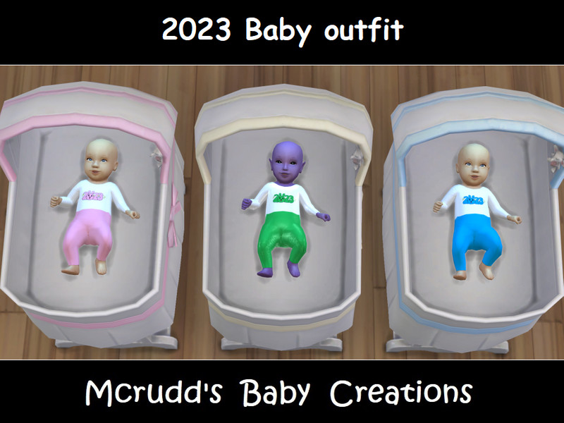 Sims 4 2023 Baby outfit by mcrudd