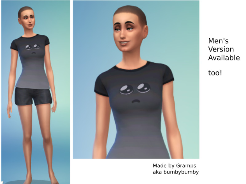 Sims 4 Baby Eyes Blouse by bumbybumby