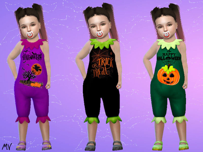 Sims 4 Halloween Baby Bodysuit by MeuryVidal