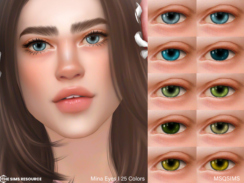 Sims 4 Mina Eyes by MSQSIMS